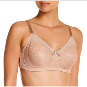 WACOAL 852186 Retro Chic Wireless Bra Size 40C Tan Nude